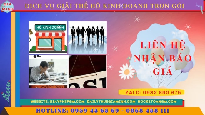 Dịch vụ giải thể hộ kinh doanh trọn gói tại thành phố hà nội 12 Chi phí giải thể trọn gói hộ kinh doanh Thành Phố Hà Nội
