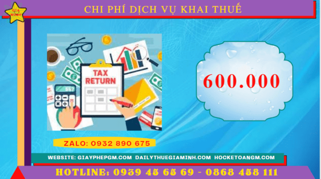 Chi phí kế toán thuế trọn gói giá rẻ tại Bình Định