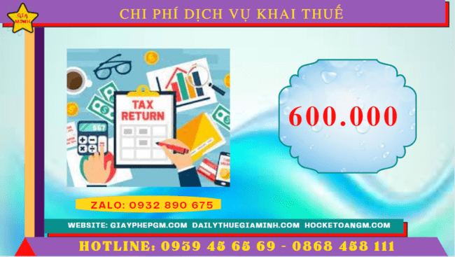 DỊCH VỤ KHAI THUẾ ĐẮK LẮK 5 Chi phí kế toán thuế trọn gói giá rẻ tại Đắk Lắk