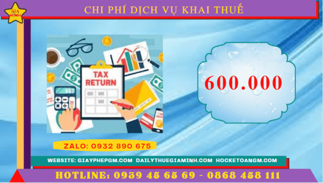 Chi phí kế toán thuế trọn gói giá rẻ tại Thành Phố Thủ Đức