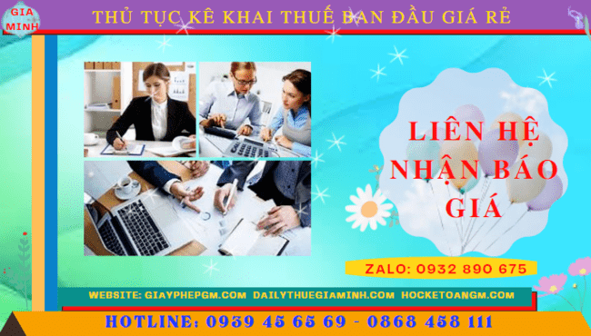 Chi phí khai thuế ban đầu cho doanh nghiệp mới thành lập tại Bà Rịa Vũng Tàu