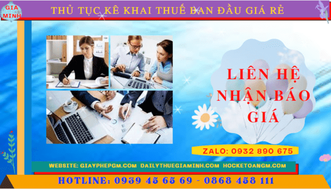 Chi phí khai thuế ban đầu cho doanh nghiệp mới thành lập tại Bến Tre