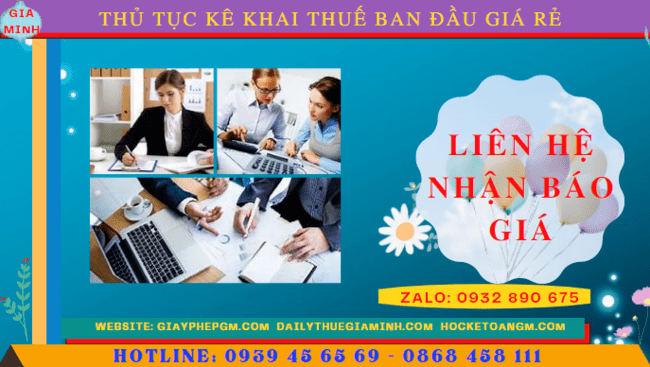 Chi phí khai thuế ban đầu cho doanh nghiệp mới thành lập tại Cao Bằng