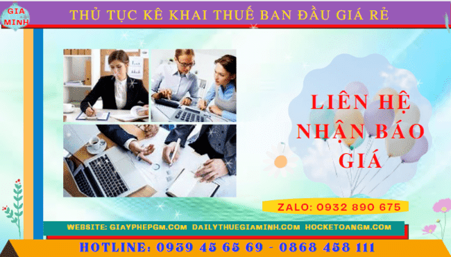 Chi phí khai thuế ban đầu cho doanh nghiệp mới thành lập tại Nam Định