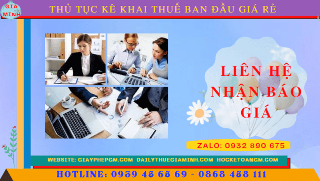 Chi phí khai thuế ban đầu cho doanh nghiệp mới thành lập tại Quảng Ngãi