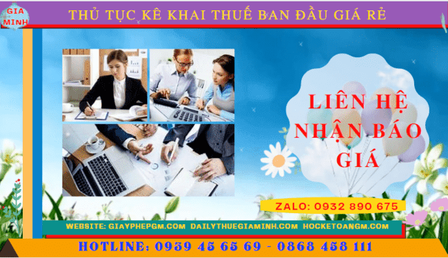 Chi phí khai thuế ban đầu cho doanh nghiệp mới thành lập tại Quảng Trị