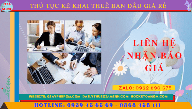 Chi phí khai thuế ban đầu cho doanh nghiệp mới thành lập tại Thành Phố Hà Nội