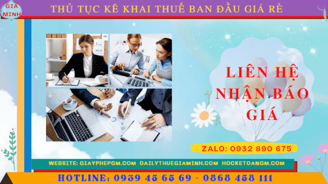 Chi phí khai thuế ban đầu cho doanh nghiệp mới thành lập tại Thành Phố Thủ Đức 
