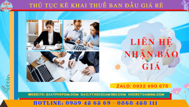 Chi phí khai thuế ban đầu cho doanh nghiệp mới thành lập tại Thừa Thiên Huế