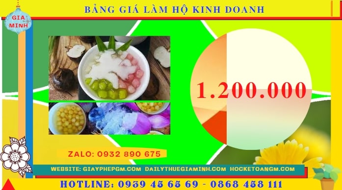 Chi phí mở cửa hàng kinh doanh chè tại tphcm