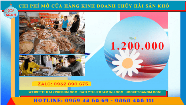 Thủ tục mở cửa hàng kinh doanh thủy hải sản khô 5 mở cửa hàng kinh doanh thủy hải sản khô