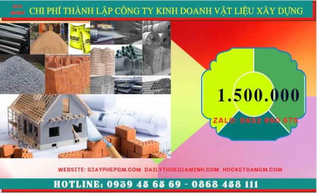 Thành lập công ty chuyên kinh doanh vật liệu xây dựng tại Quảng Ninh - giá rẻ, chuyên nghiệp 5 Thành lập công ty chuyên kinh doanh vật liệu xây dựng tại Quảng Ninh