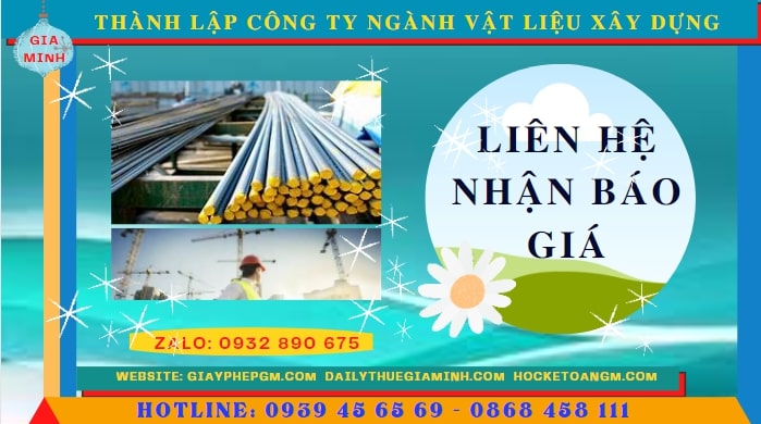 Chi phí thành lập công ty ngành vật liệu xây dựng tại Phú Quốc