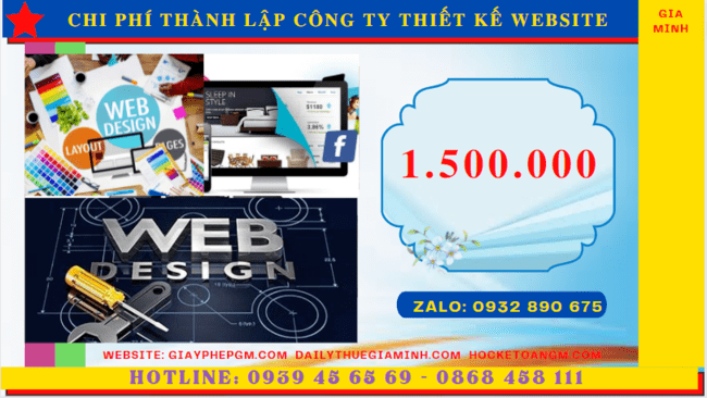 Thành lập công ty thiết kế website tại Bạc Liêu 6 Chi phí thành lập công ty thiết kế website trọn gói tại Bạc Liêu