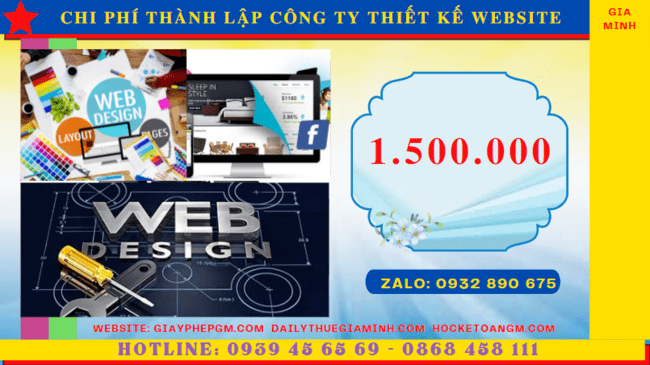 Chi phí thành lập công ty thiết kế website trọn gói tại Cao Bằng