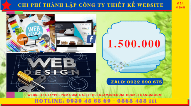 THÀNH LẬP CÔNG TY THIẾT KẾ WEBSITE TẠI ĐỒNG NAI 6 Chi phí thành lập công ty thiết kế website trọn gói tại Đồng Nai