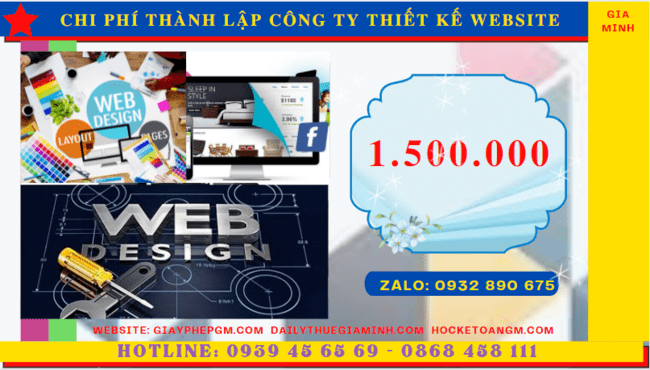Chi phí thành lập công ty thiết kế website trọn gói tại Gia Lai