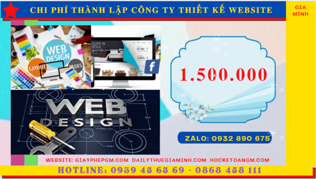 THÀNH LẬP CÔNG TY THIẾT KẾ WEBSITE TẠI HÒA BÌNH 5 Chi phí thành lập công ty thiết kế website trọn gói tại Hòa Bình
