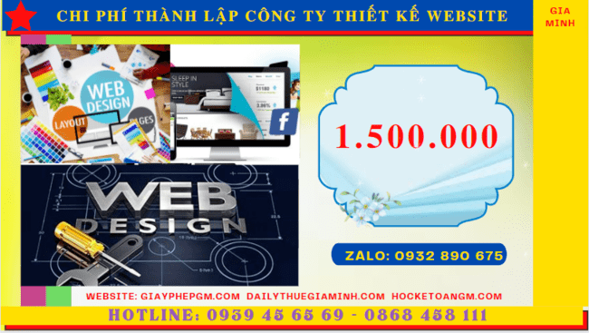 THÀNH LẬP CÔNG TY THIẾT KẾ WEBSITE TẠI HUẾ 5 Chi phí thành lập công ty thiết kế website trọn gói tại Huế