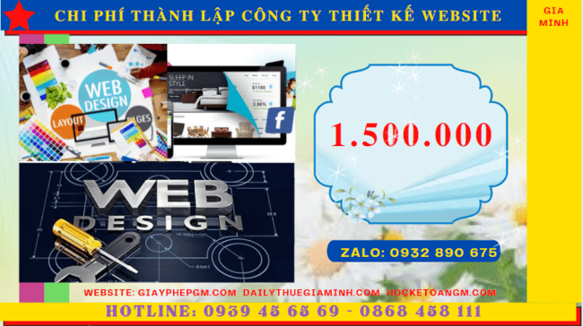 Chi phí thành lập công ty thiết kế website trọn gói tại Kon Tum