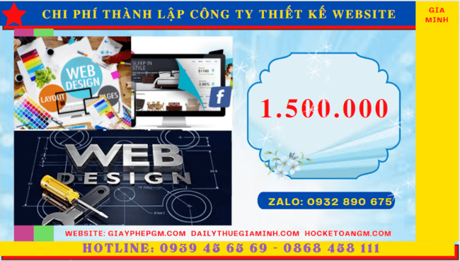 Chi phí thành lập công ty thiết kế website trọn gói tại Lâm Đồng
