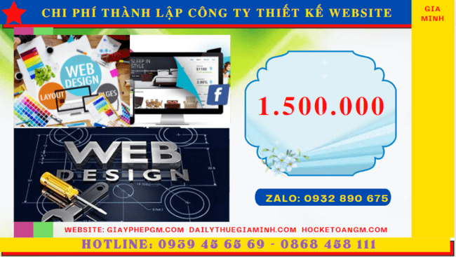 Chi phí thành lập công ty thiết kế website trọn gói tại Quảng Ngãi