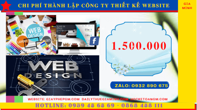 Chi phí thành lập công ty thiết kế website trọn gói tại Thành Phố Đà Nẵng 