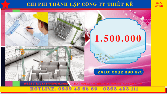 Chi phí thành lập công ty thiết kế xây dựng là bao nhiêu tại Bắc Kạn