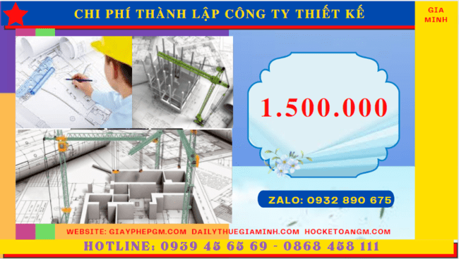 Thành lập công ty thiết kế xây dựng uy tín tại bình thuận 5 Chi phí thành lập công ty thiết kế xây dựng là bao nhiêu tại Bình Thuận