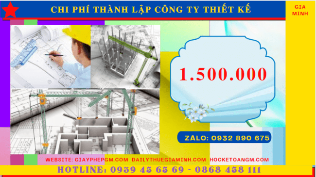 Thành lập công ty thiết kế xây dựng uy tín tại hà tĩnh 5 Chi phí thành lập công ty thiết kế xây dựng là bao nhiêu tại Hà Tĩnh