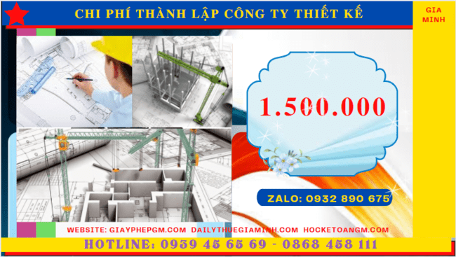 Chi phí thành lập công ty thiết kế xây dựng là bao nhiêu tại Hải Phòng