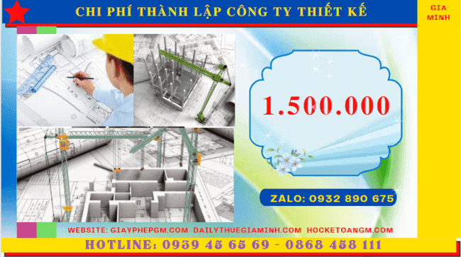 Chi phí thành lập công ty thiết kế xây dựng là bao nhiêu tại Hòa Bình