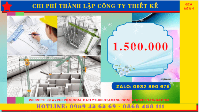 Chi phí thành lập công ty thiết kế xây dựng là bao nhiêu tại Lào Cai