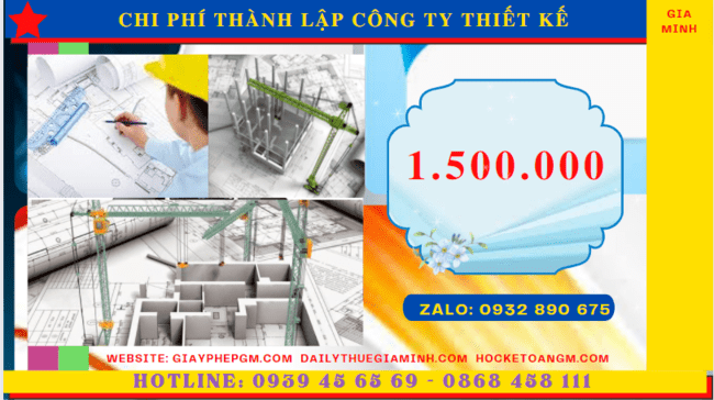 Thành lập công ty thiết kế xây dựng uy tín tại nghệ an 5 Chi phí thành lập công ty thiết kế xây dựng là bao nhiêu tại Nghệ An