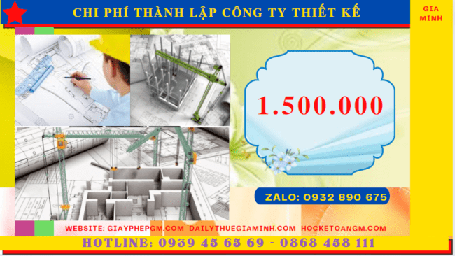 Thành Lập Công Ty Thiết Kế Xây Dựng Uy Tín Tại Ninh Thuận – Hướng Dẫn Từ A–Z 5 Chi phí thành lập công ty thiết kế xây dựng là bao nhiêu tại Ninh Thuận
