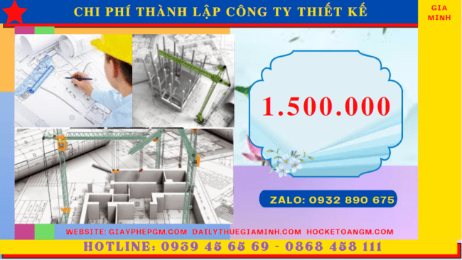 Thành lập công ty thiết kế xây dựng uy tín tại phú thọ 5 Chi phí thành lập công ty thiết kế xây dựng là bao nhiêu tại Phú Thọ