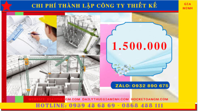 Chi phí thành lập công ty thiết kế xây dựng là bao nhiêu tại Quảng Bình