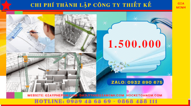 Thành lập công ty thiết kế xây dựng uy tín tại quảng ninh 5 Chi phí thành lập công ty thiết kế xây dựng là bao nhiêu tại Quảng Ninh