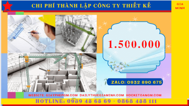 Thành lập công ty thiết kế xây dựng uy tín tại quảng trị 5 Chi phí thành lập công ty thiết kế xây dựng là bao nhiêu tại Quảng Trị