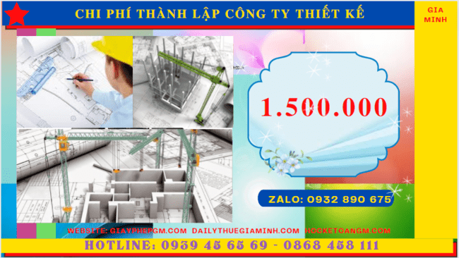 Chi phí thành lập công ty thiết kế xây dựng là bao nhiêu tại Thành Phố Đà Nẵng 