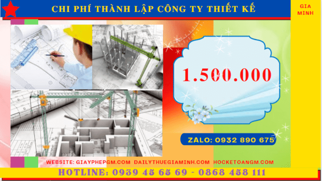 Chi phí thành lập công ty thiết kế xây dựng là bao nhiêu tại Thành phố Châu Đốc