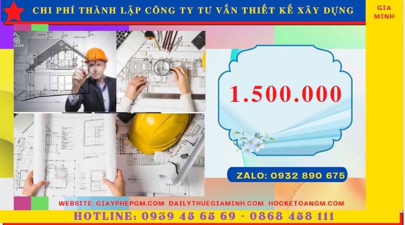 Thành lập công ty tư vấn thiết kế xây dựng tại An Giang – Dịch vụ trọn gói nhanh gọn 6 Chi phí thành lập doanh nghiệp tư vấn thiết kế xây dựng tại An Giang