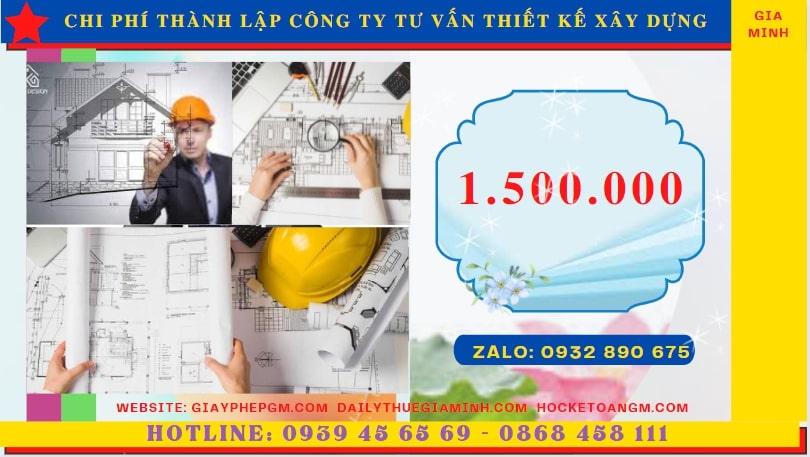 Thành lập công ty tư vấn thiết kế xây dựng tại Bắc Kạn | Hướng dẫn thủ tục trọn gói 5 Chi phí thành lập doanh nghiệp tư vấn thiết kế xây dựng tại Bắc Kạn