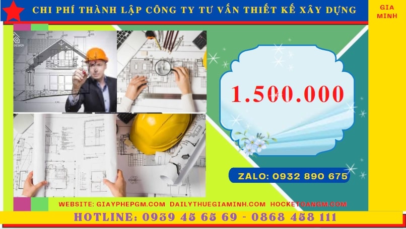 Thành lập công ty tư vấn thiết kế xây dựng tại Cần Thơ – Hướng dẫn chi tiết 2025 5 Chi phí thành lập doanh nghiệp tư vấn thiết kế xây dựng tại Cần Thơ