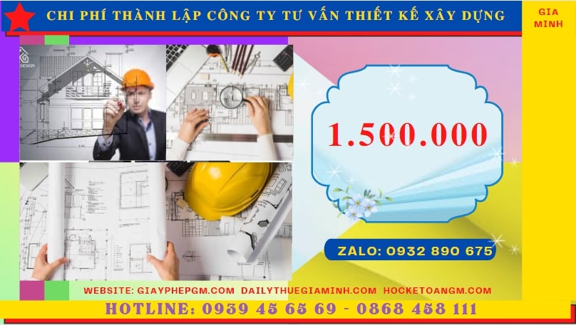 Chi phí thành lập doanh nghiệp tư vấn thiết kế xây dựng tại Hải Dương