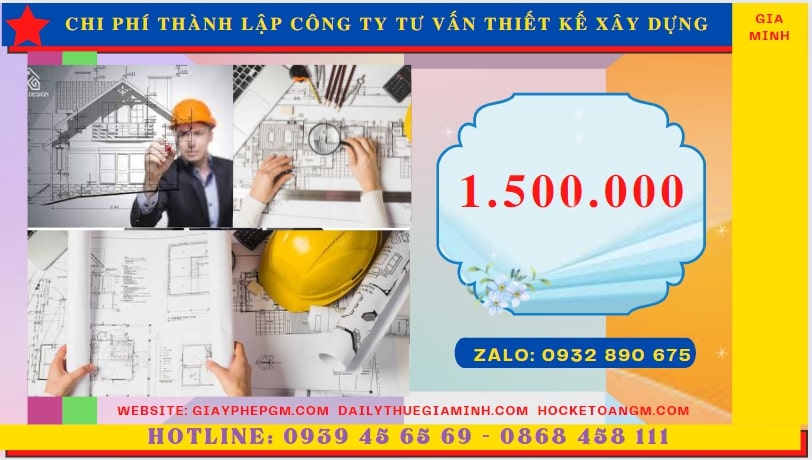Thành lập công ty tư vấn thiết kế xây dựng tại hòa bình 5 Chi phí thành lập doanh nghiệp tư vấn thiết kế xây dựng tại Hòa Bình