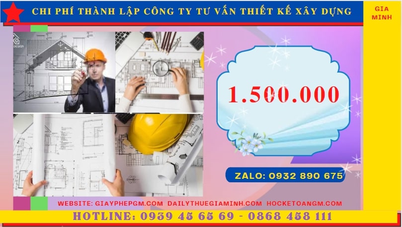 THÀNH LẬP CÔNG TY TƯ VẤN THIẾT KẾ XÂY DỰNG TẠI PHÚ QUỐC 5 Chi phí thành lập doanh nghiệp tư vấn thiết kế xây dựng tại Phú Quốc