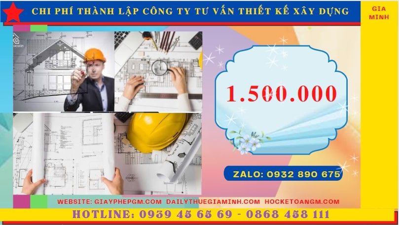 Chi phí thành lập doanh nghiệp tư vấn thiết kế xây dựng tại Thành Phố Hải Phòng