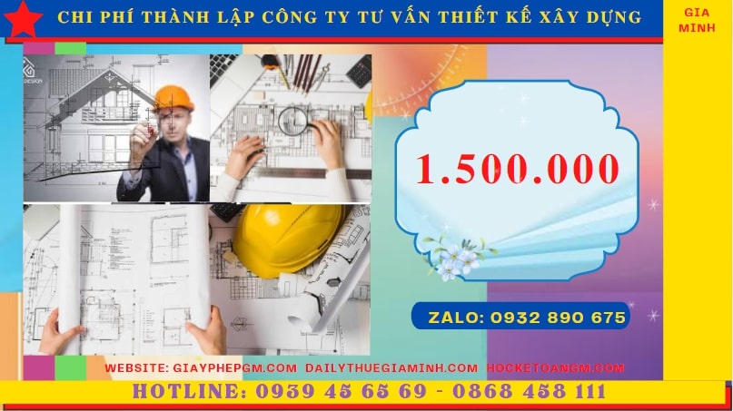 Chi phí thành lập doanh nghiệp tư vấn thiết kế xây dựng tại Thành Phố Hưng Yên