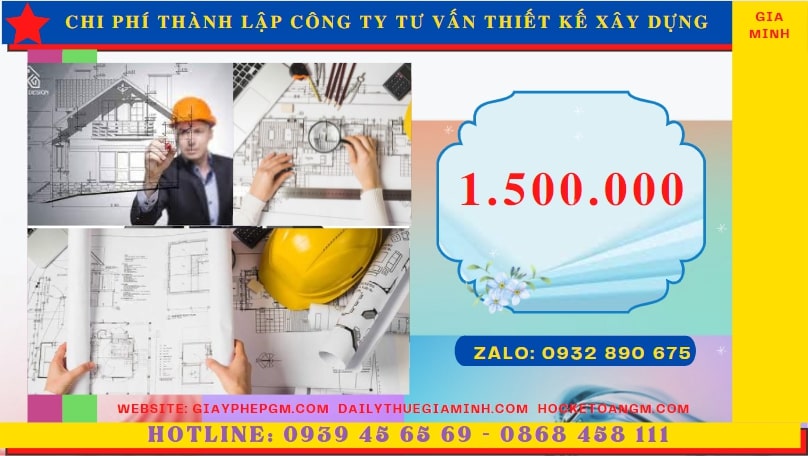 Chi phí thành lập doanh nghiệp tư vấn thiết kế xây dựng tại Vũng Tàu